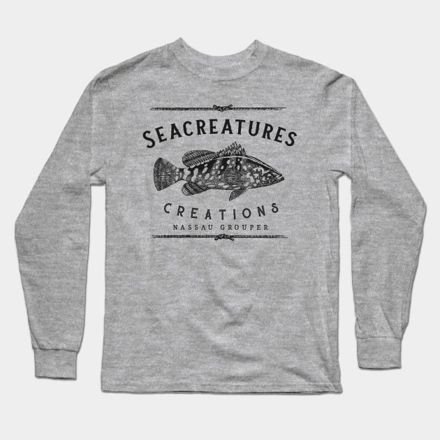 Grouper Long Sleeve T-Shirt by Seacreatures